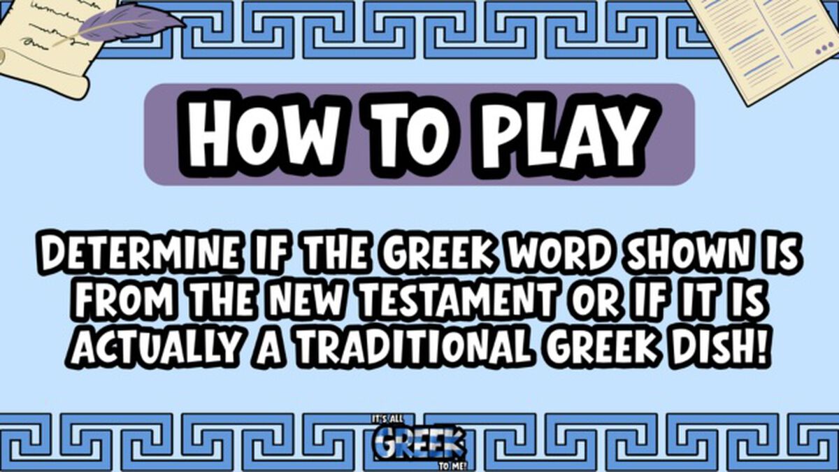 It's All Greek To Me! image number null
